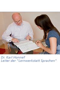 [Foto] Doktor Karl Honnef, Leiter der Lernwerkstatt Sprachen